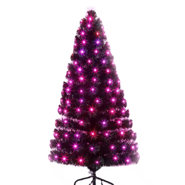 EC-CT501 PVC fiber decorative LED light optic Christmas tree with LED